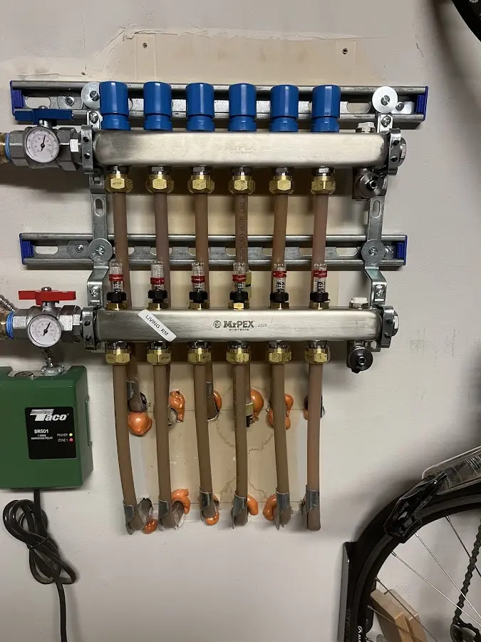 Plumber performing Leak Detection at a residential property in Cherryville